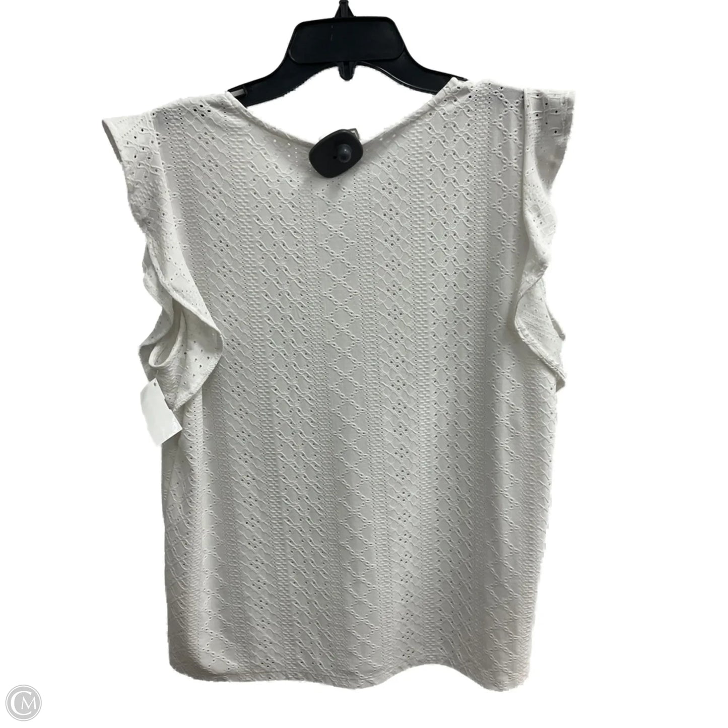 Top Sleeveless By Michael By Michael Kors In White, Size: L