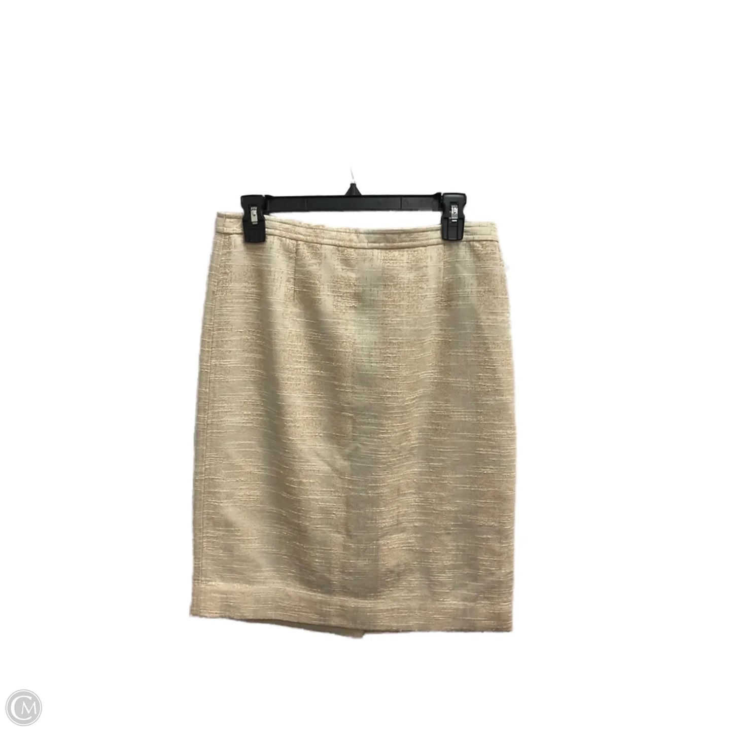 Skirt Designer By Tory Burch In Tan & White, Size: 6