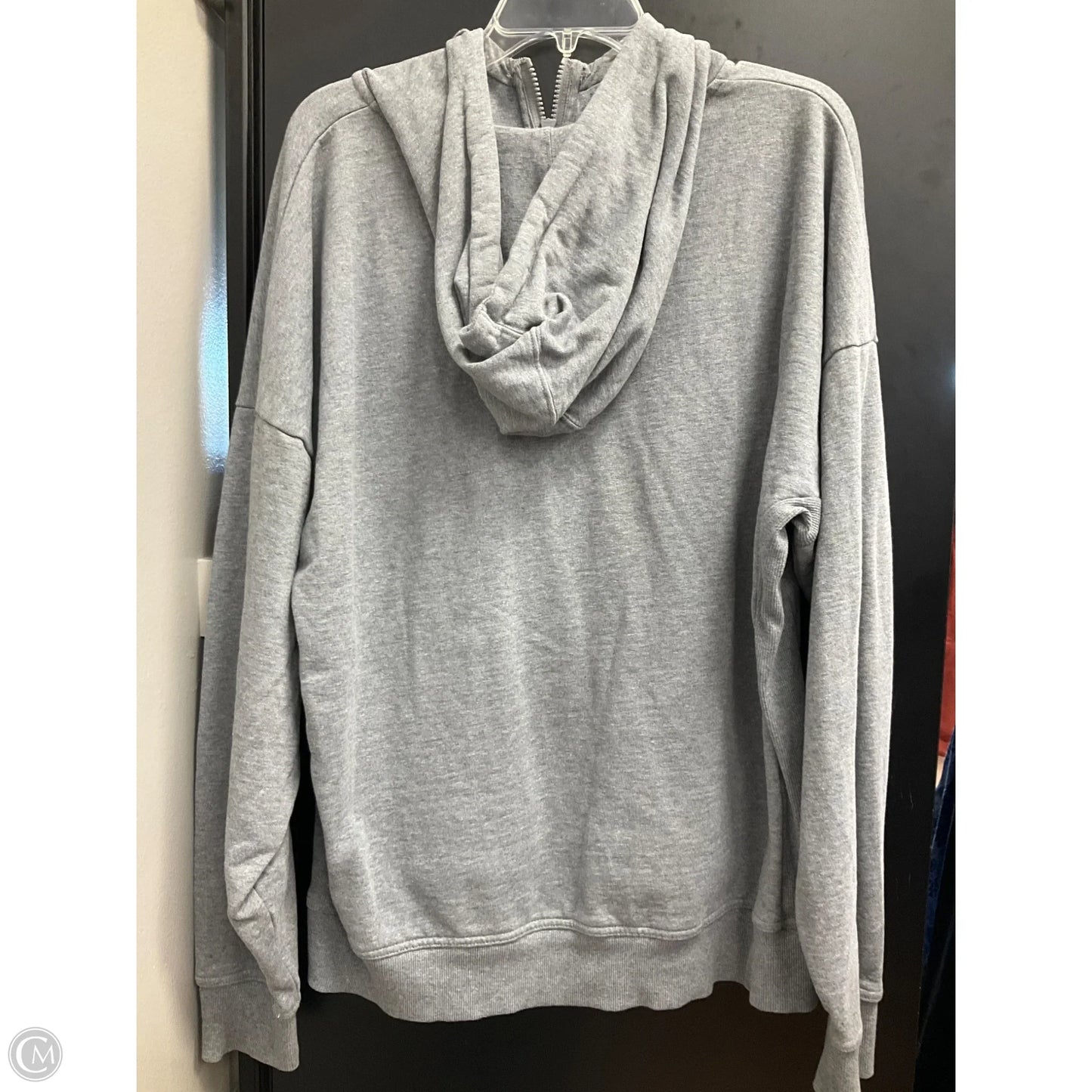 Athletic Jacket By Gym Shark In Grey, Size: M