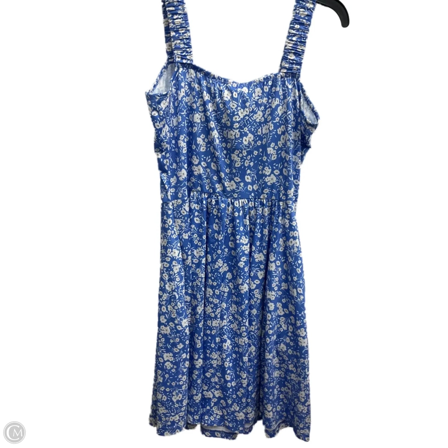 Dress Casual Short By Clothes Mentor In Blue, Size: L