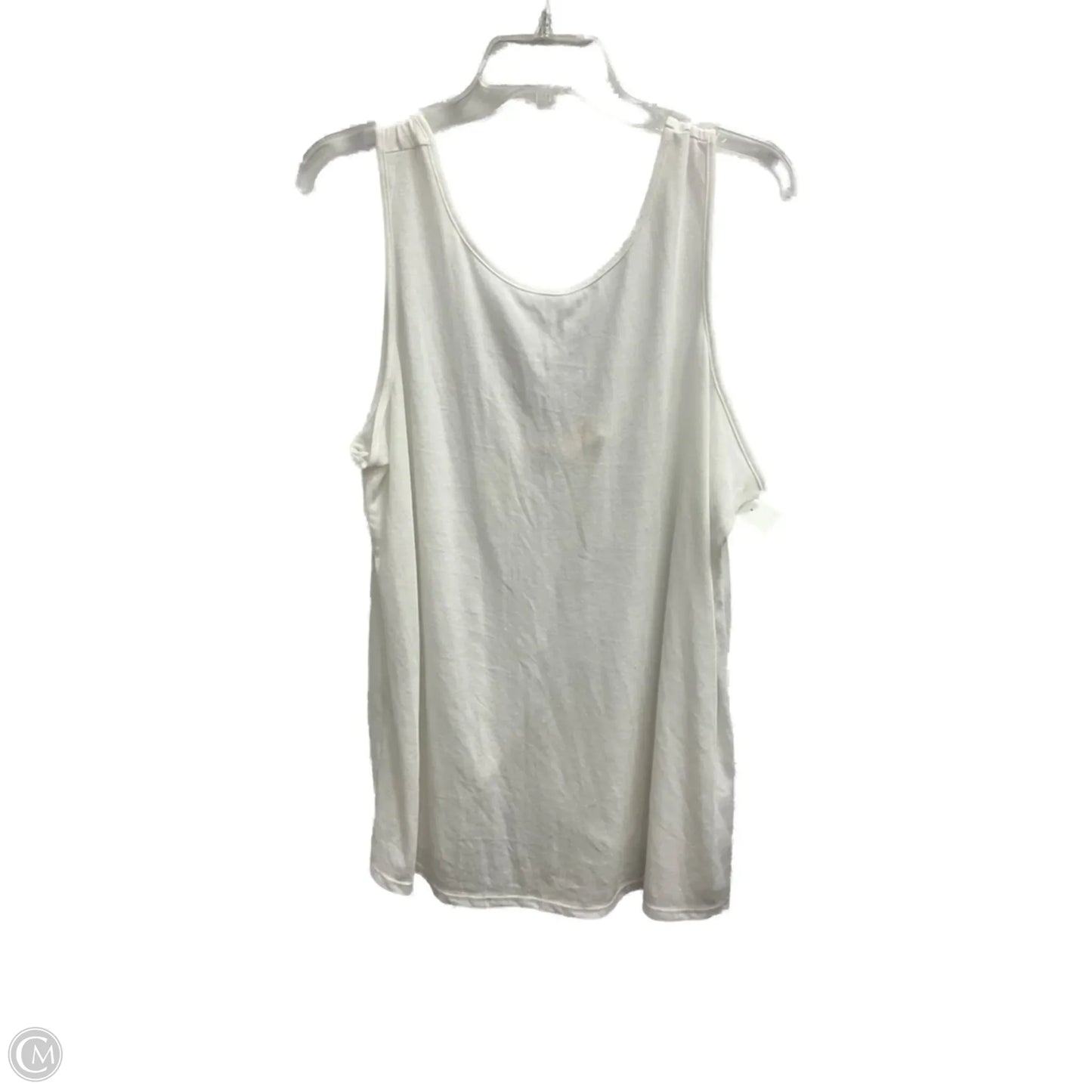 Top Sleeveless By Old Navy In White, Size: Xl
