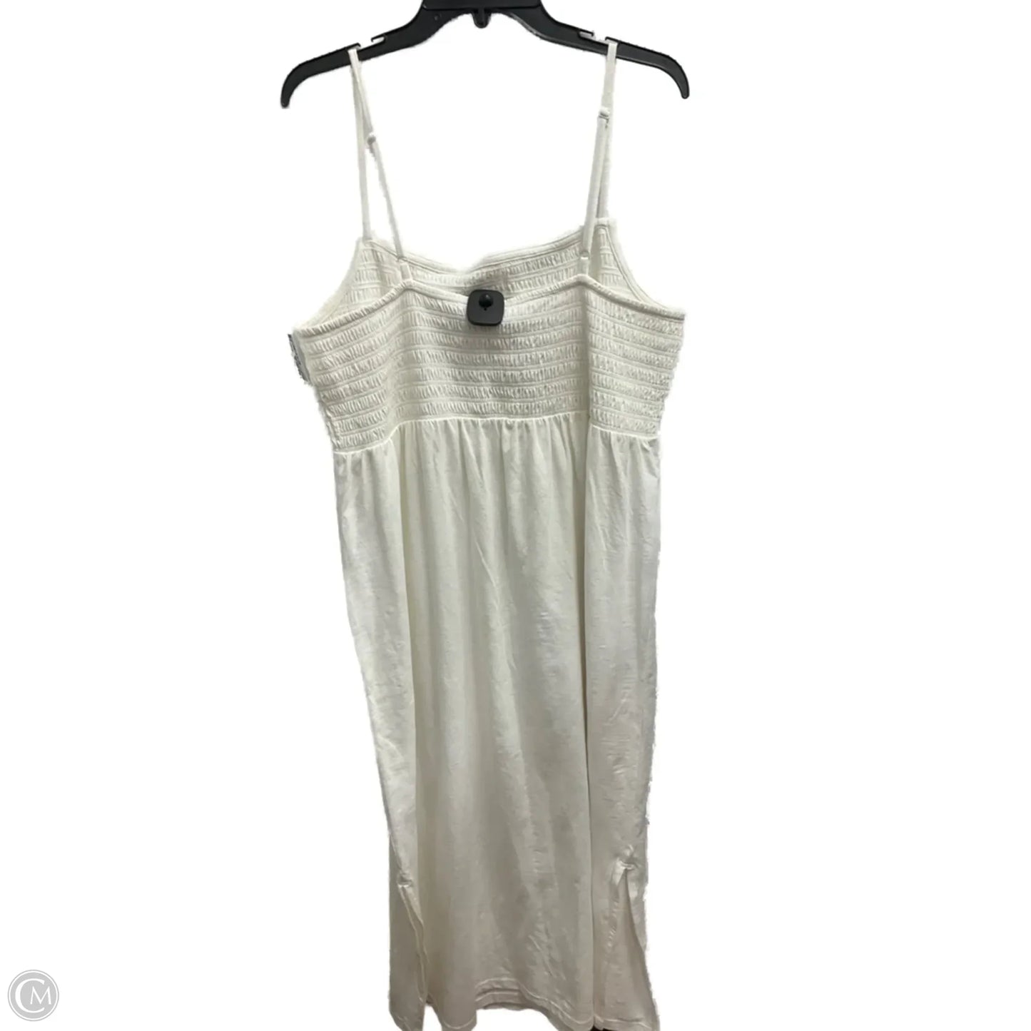 Dress Casual Midi By Old Navy In White, Size: Xl