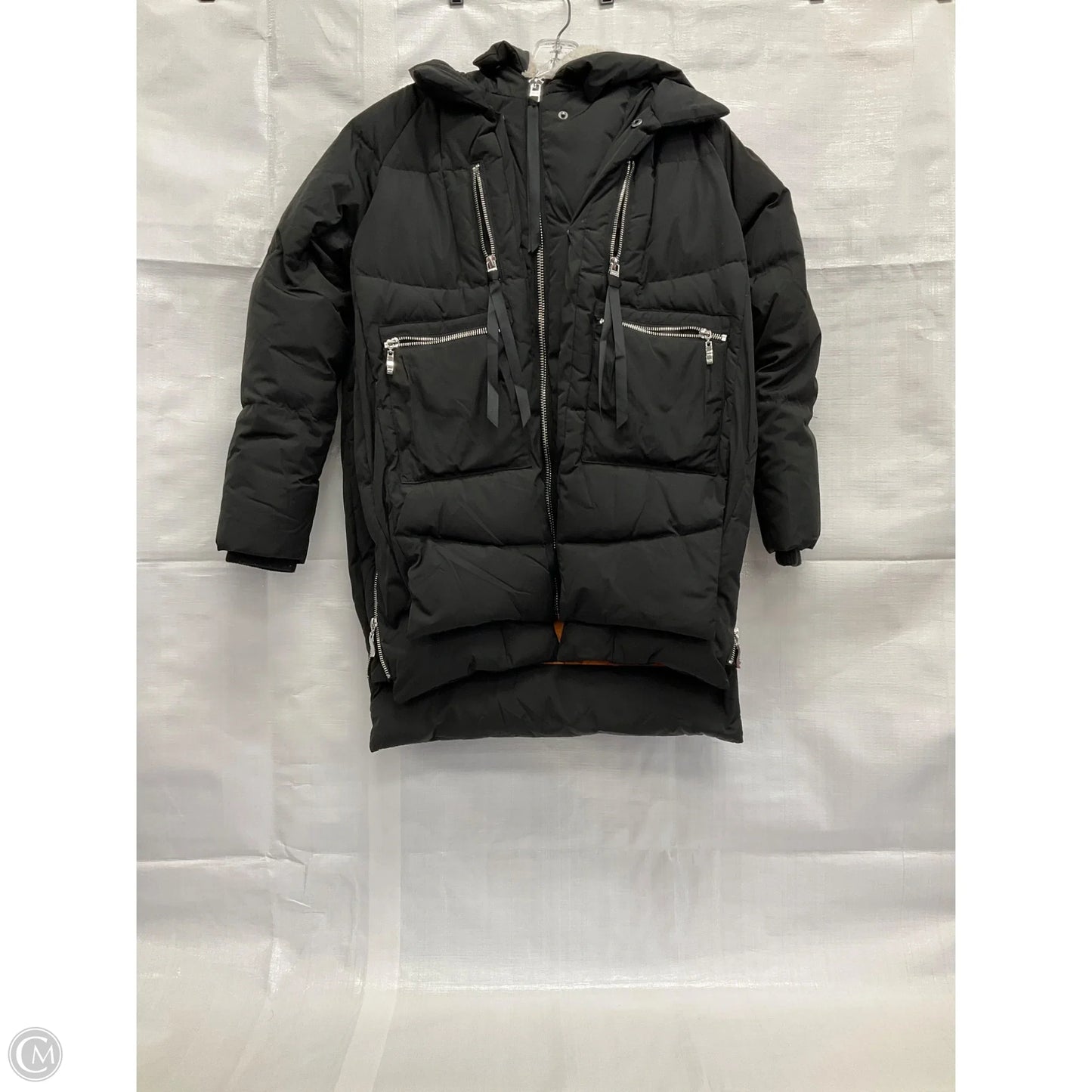 Coat Parka By Cma In Black, Size: Xxs