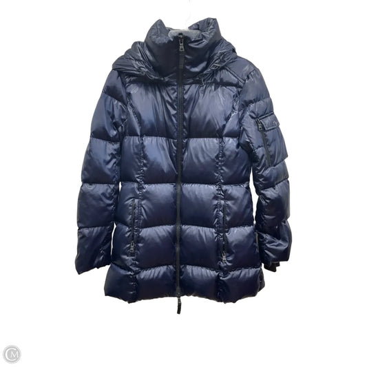 Coat Puffer & Quilted By Cmb In Blue, Size: L