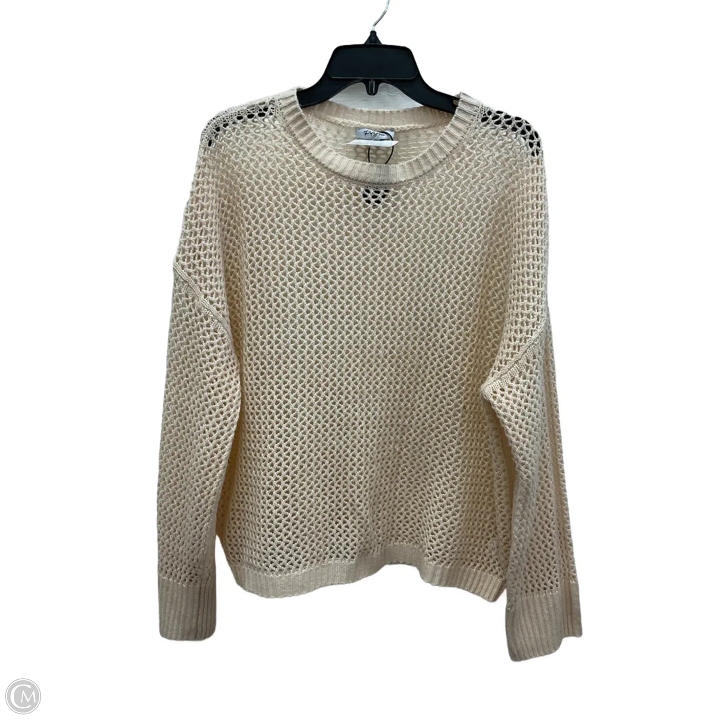 Sweater By Polygram In Beige, Size: Xl