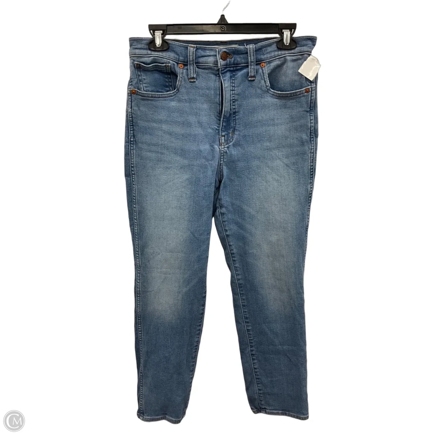 Jeans Straight By Madewell In Blue Denim, Size: 6