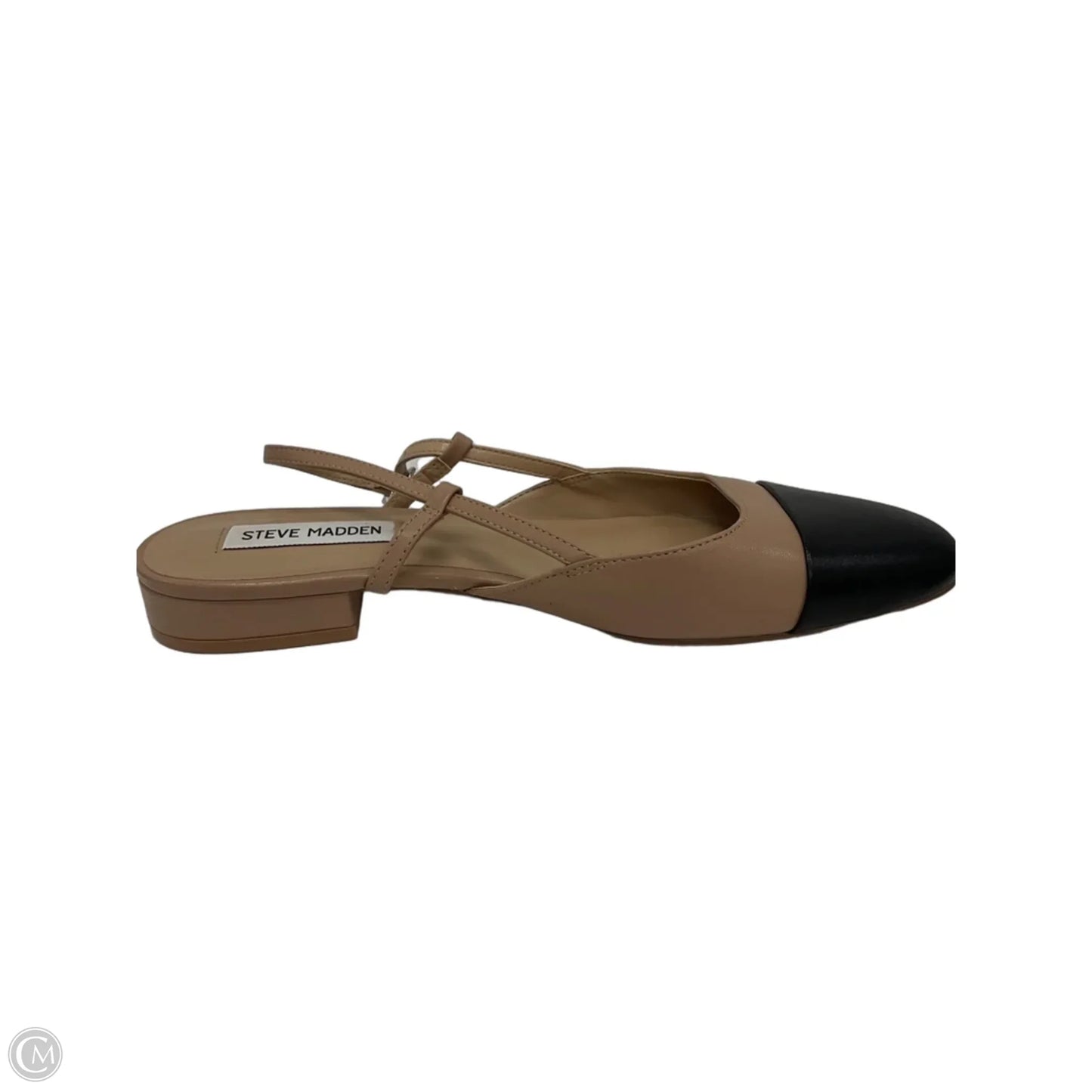 Shoes Flats By Steve Madden In Black & Tan, Size: 8.5