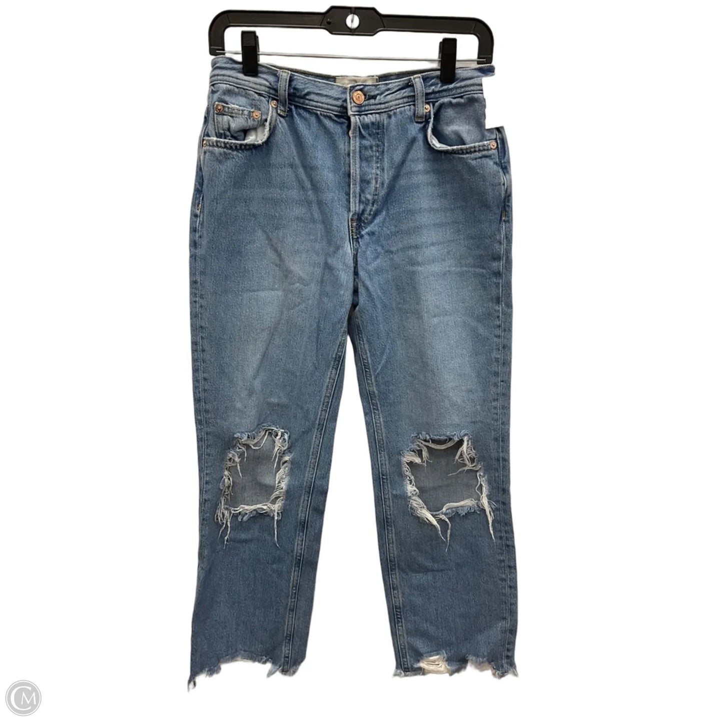 Jeans Straight By We The Free In Blue Denim, Size: 4