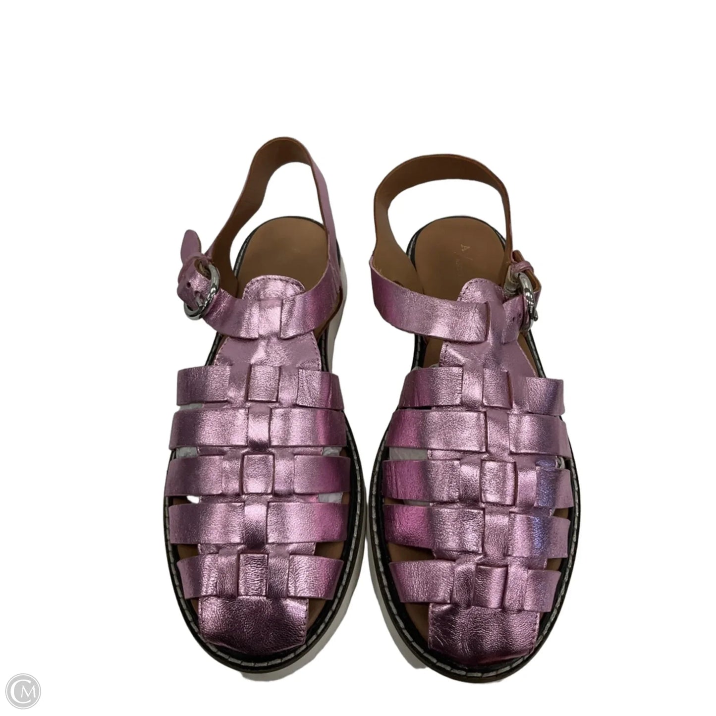 Sandals Flats By Anthropologie In Pink, Size: 10