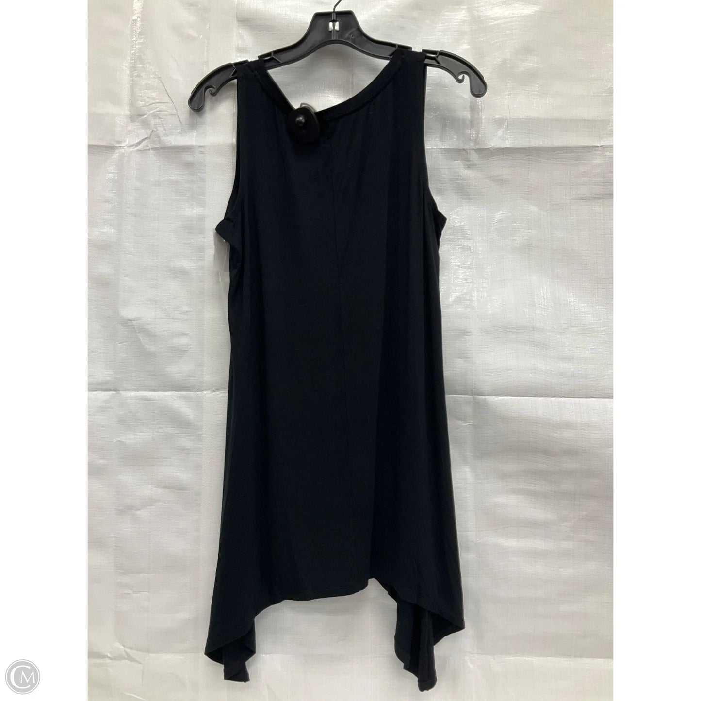 Top Sleeveless By Logo In Black, Size: S