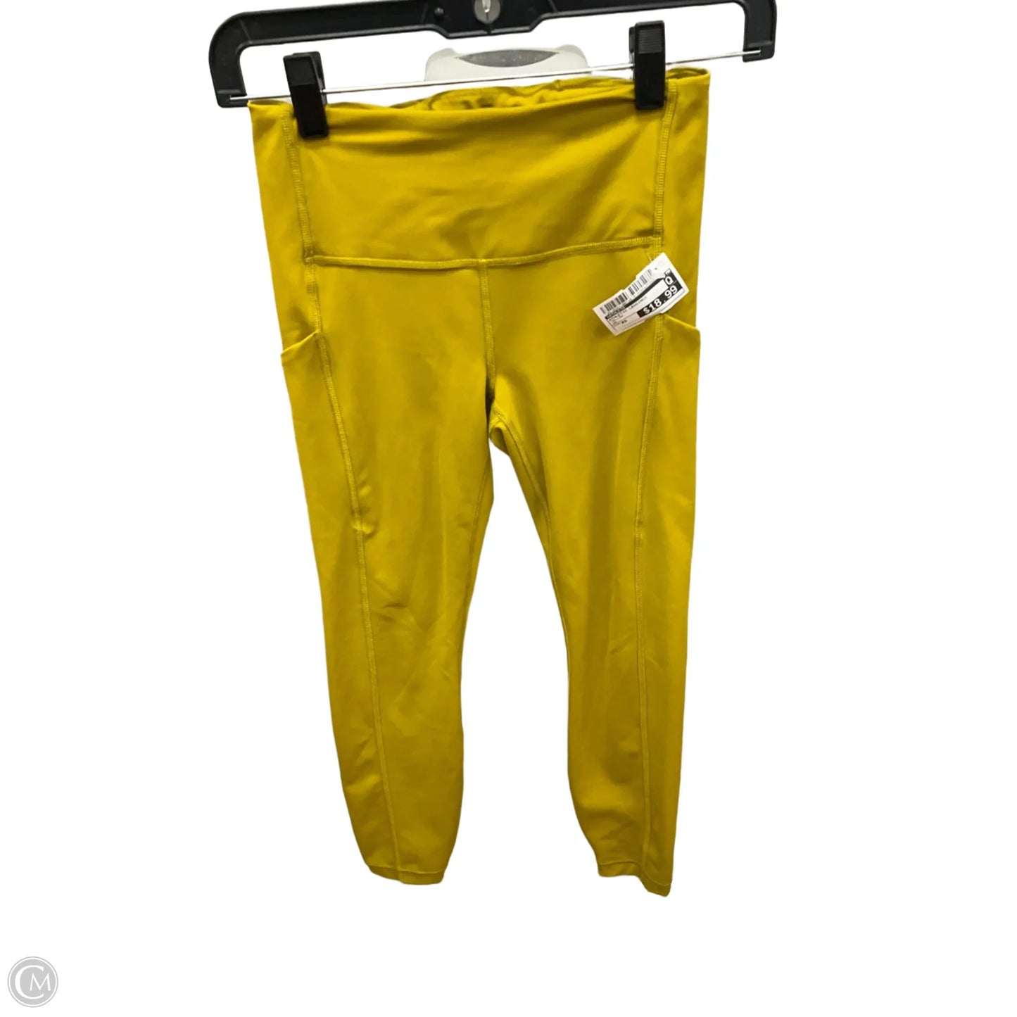 Athletic Leggings By Athleta In Yellow, Size: Xs