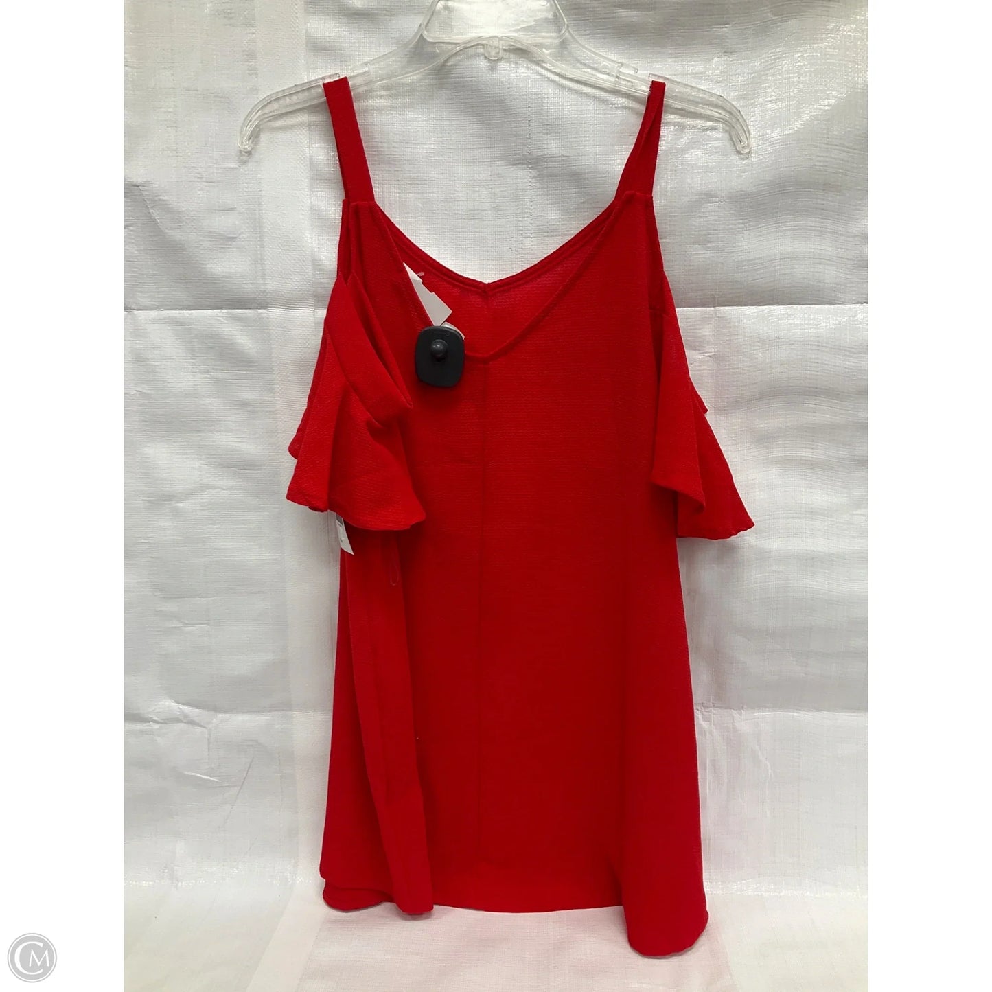 Top Short Sleeve By Clothes Mentor In Red, Size: M