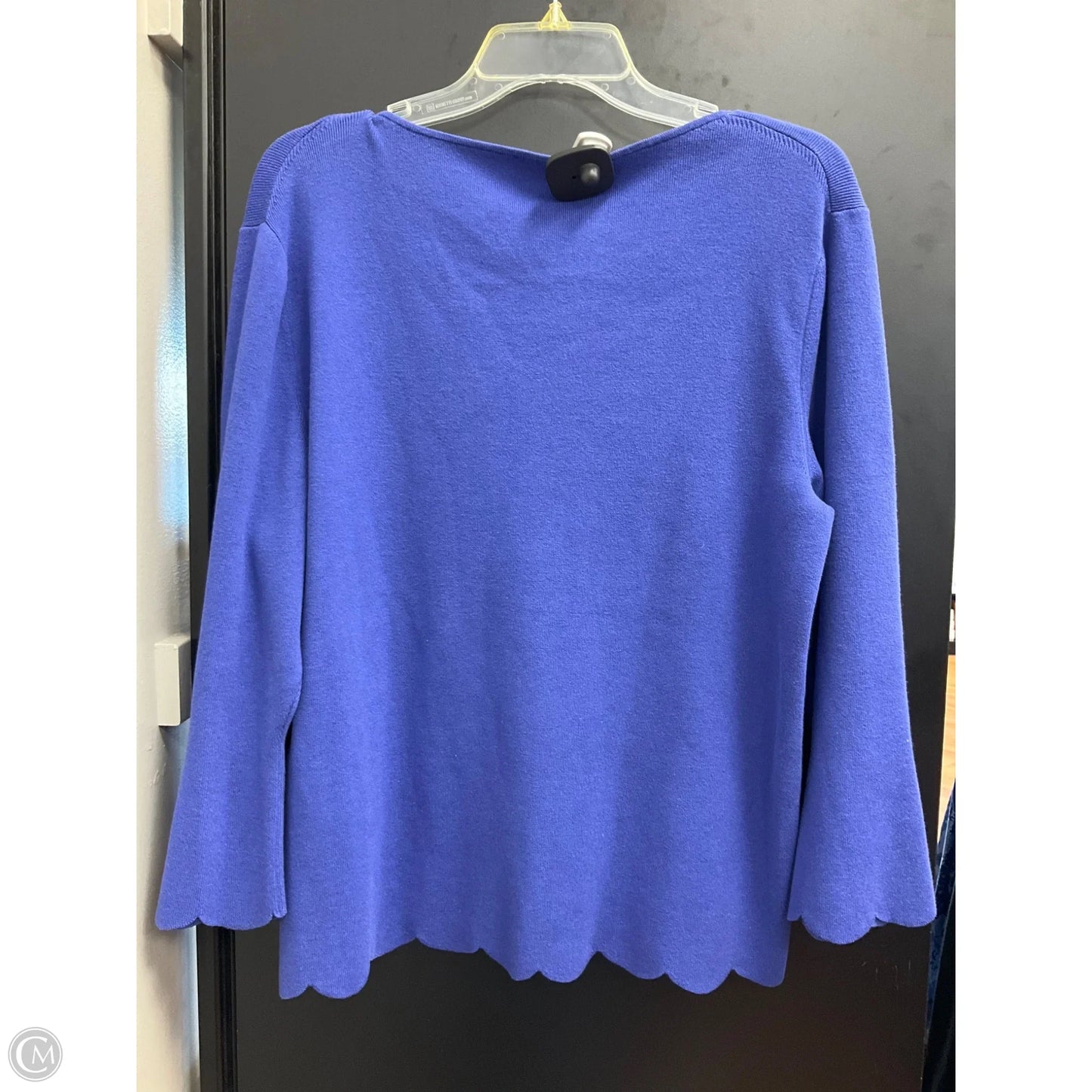 Top 3/4 Sleeve By Talbots In Blue, Size: Xl