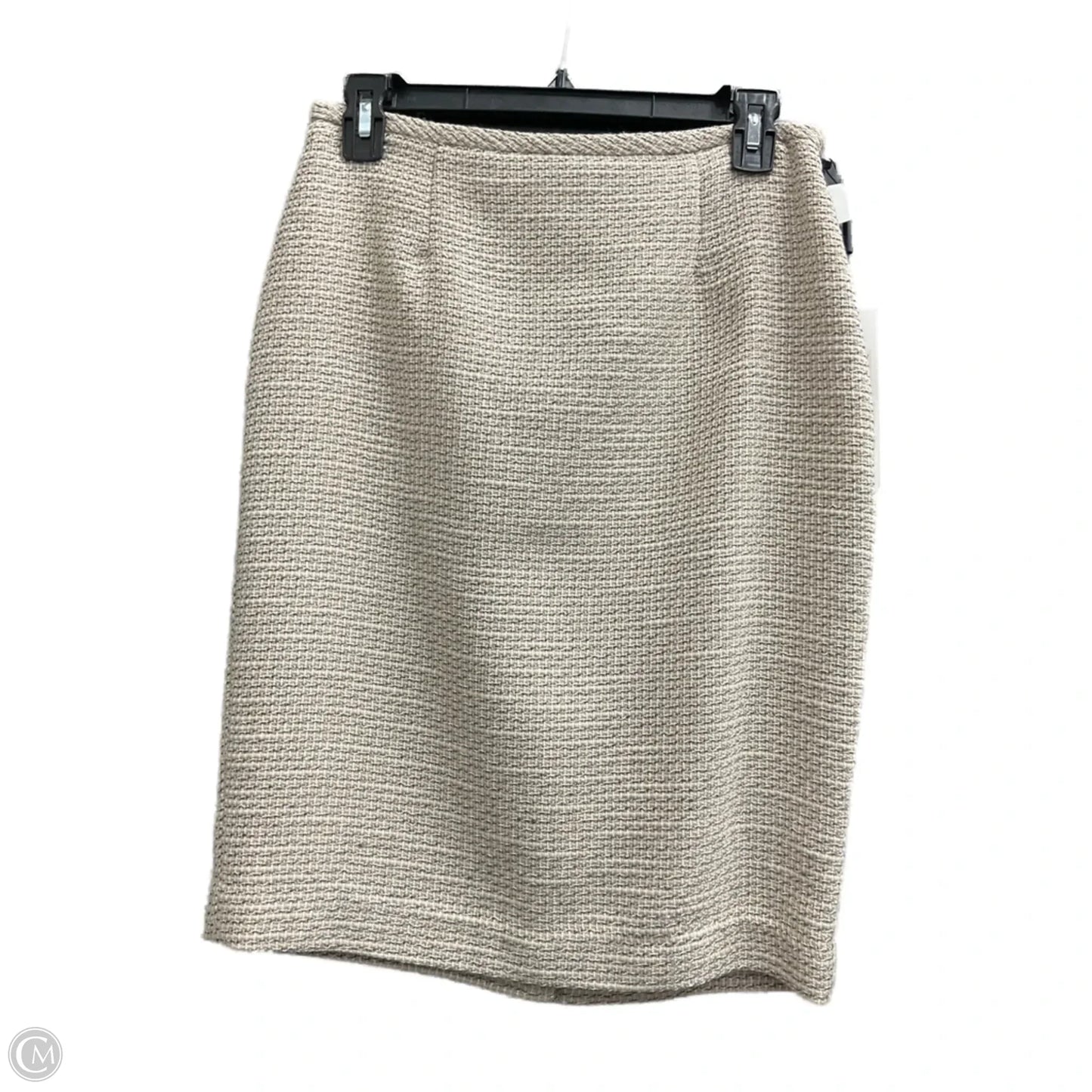 Skirt Midi By Calvin Klein In Cream, Size: 4