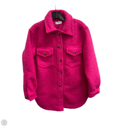 Jacket Faux Fur & Sherpa By Evereve In Pink, Size: S