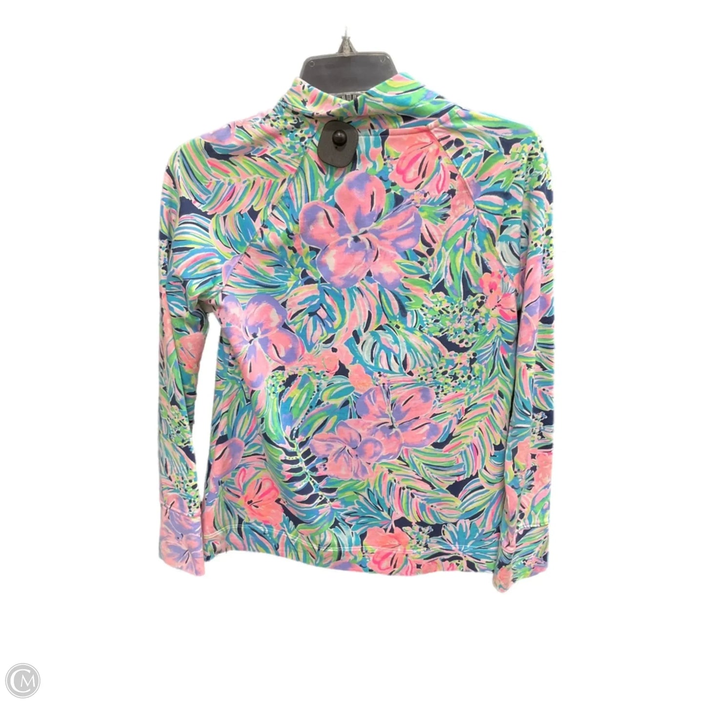 Top Long Sleeve Designer By Lilly Pulitzer In Blue & Purple, Size: Xs