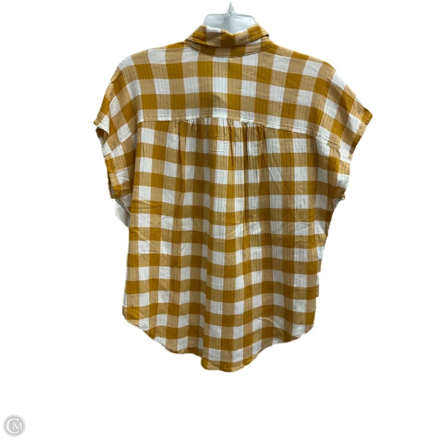 Top Sleeveless By Lucky Brand In Yellow, Size: S
