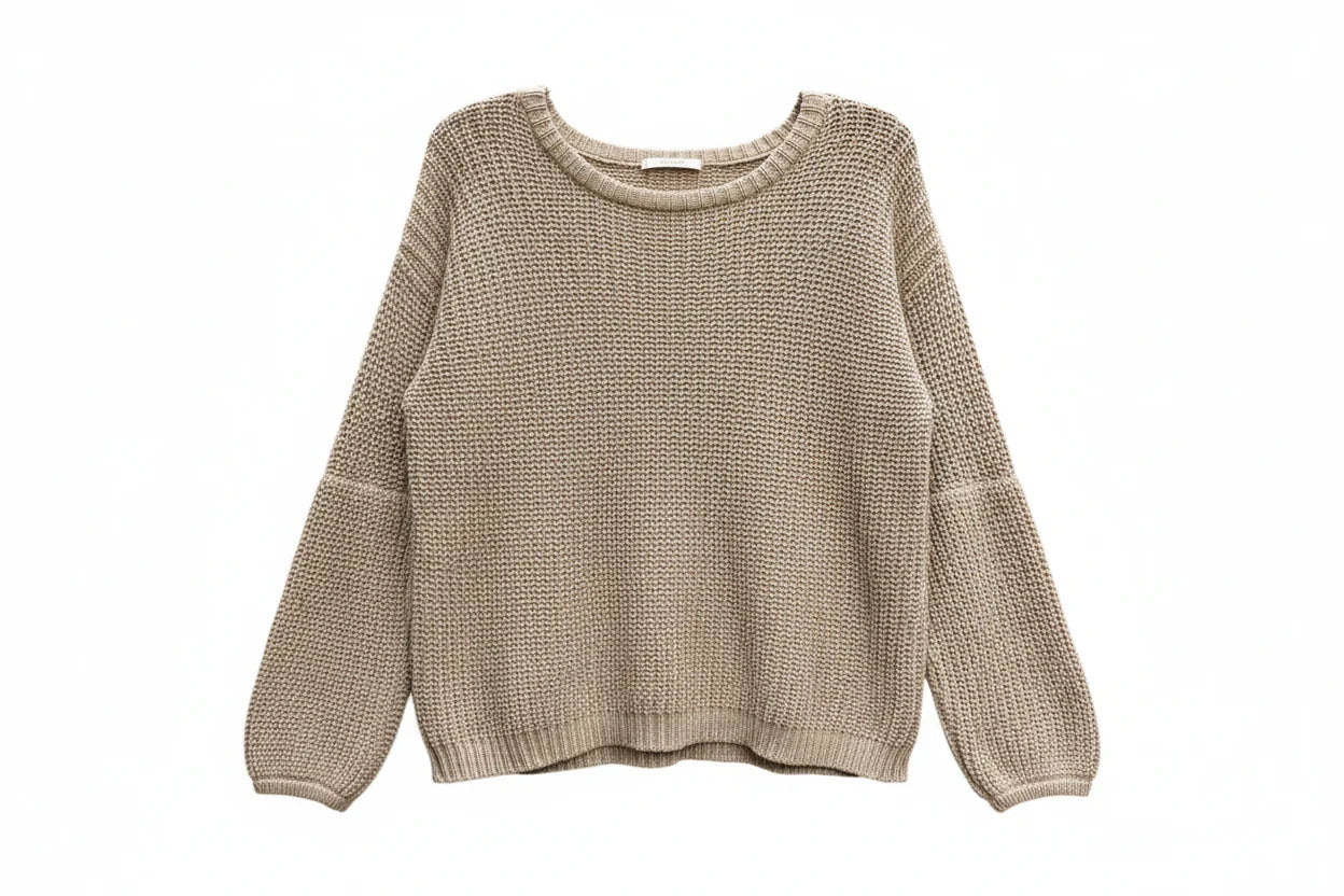 Sweater By Clothes Mentor In Beige, Size: M