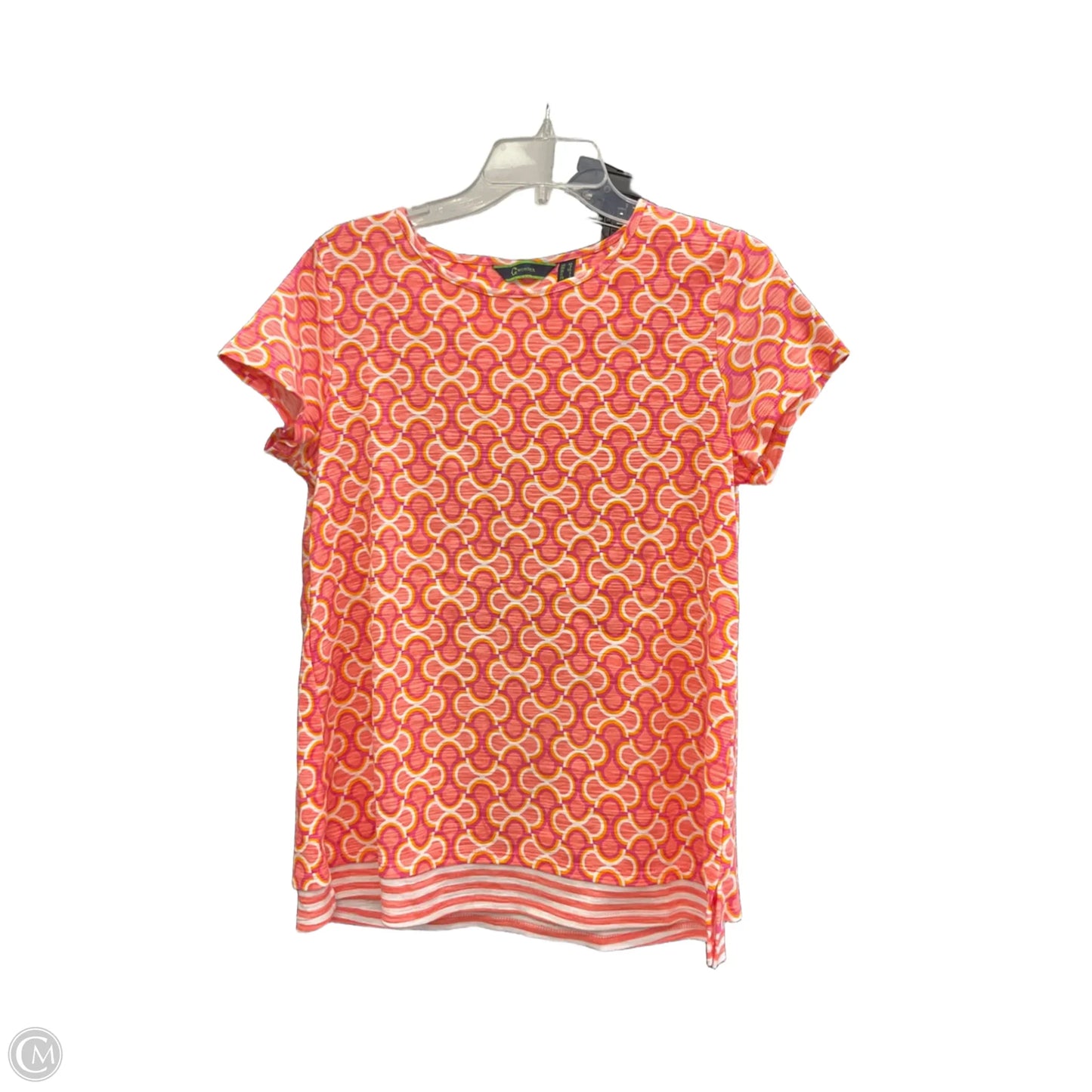 Top Short Sleeve By C Wonder In Orange & Purple, Size: Xs