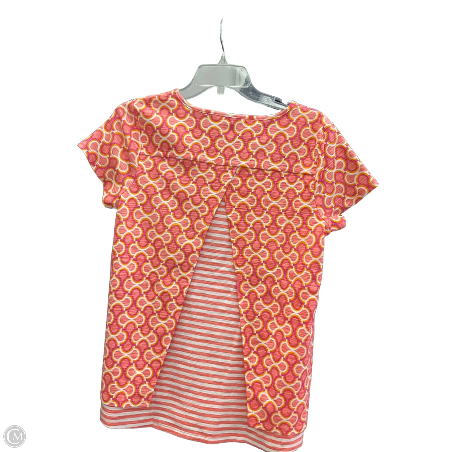 Top Short Sleeve By C Wonder In Orange & Purple, Size: Xs