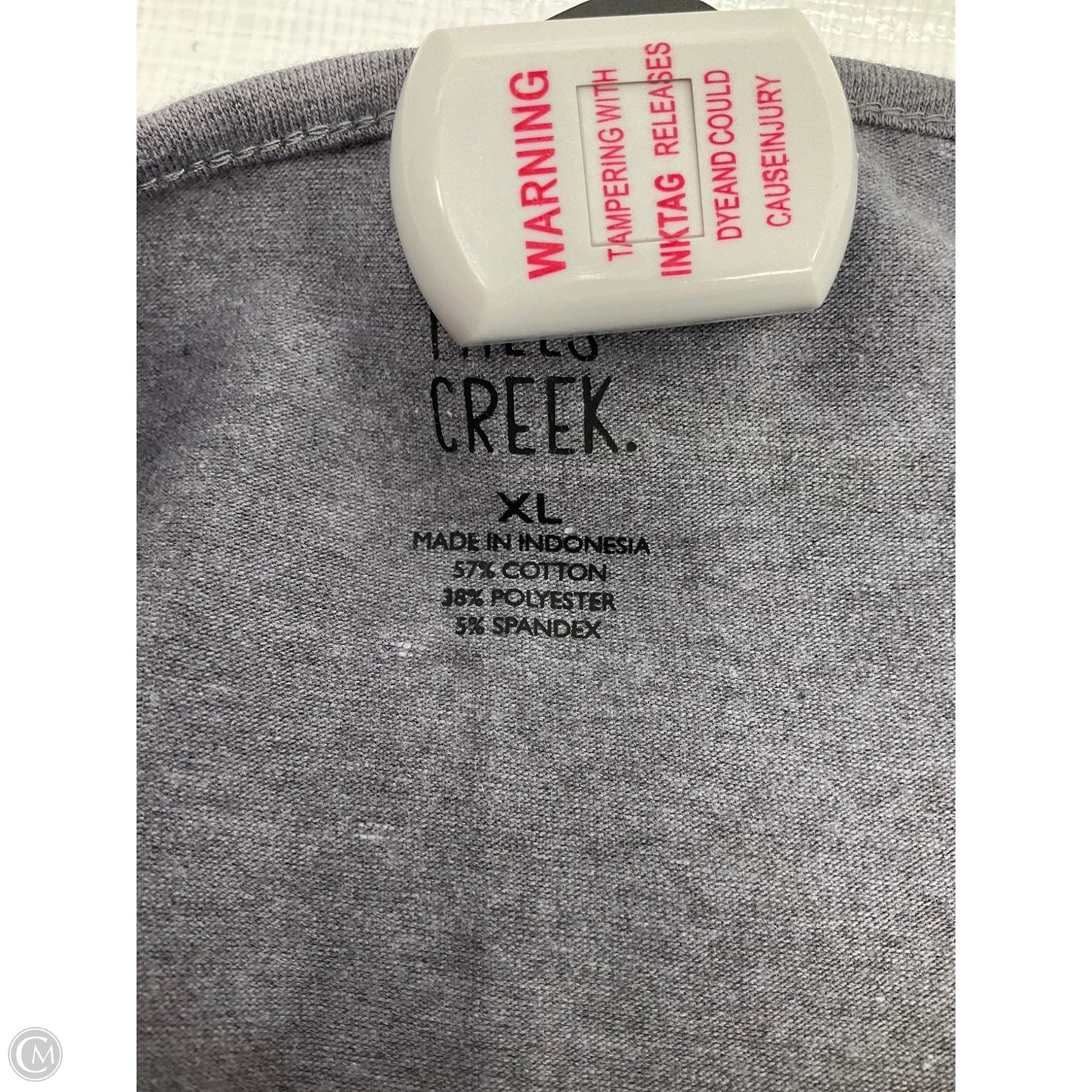 Top Sleeveless By Falls Creek In Grey, Size: Xl