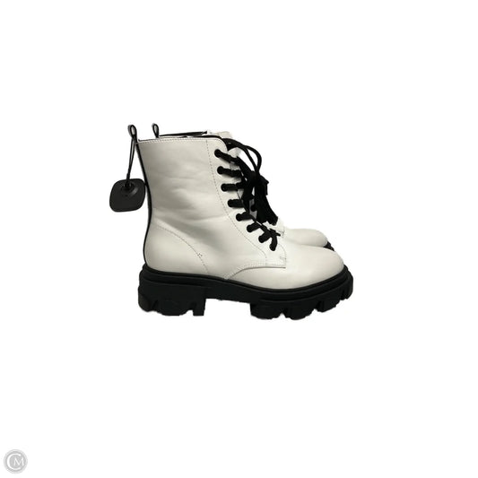 Boots Combat By Nine West In White, Size: 9