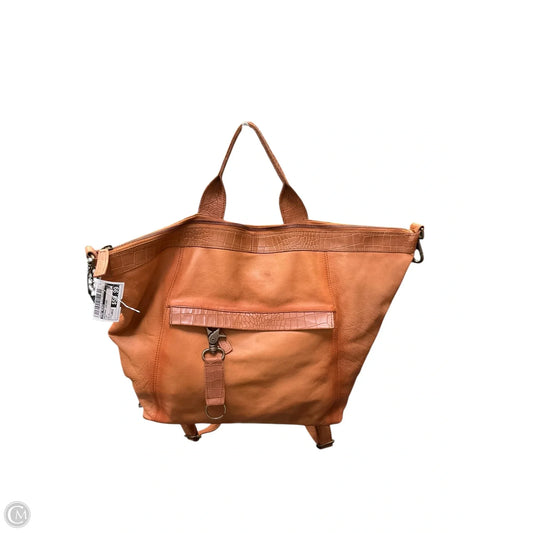 Backpack Leather By Free People, Size: Large