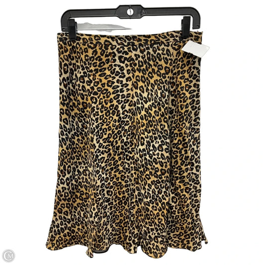 Skirt Midi By Michael By Michael Kors In Animal Print, Size: 8