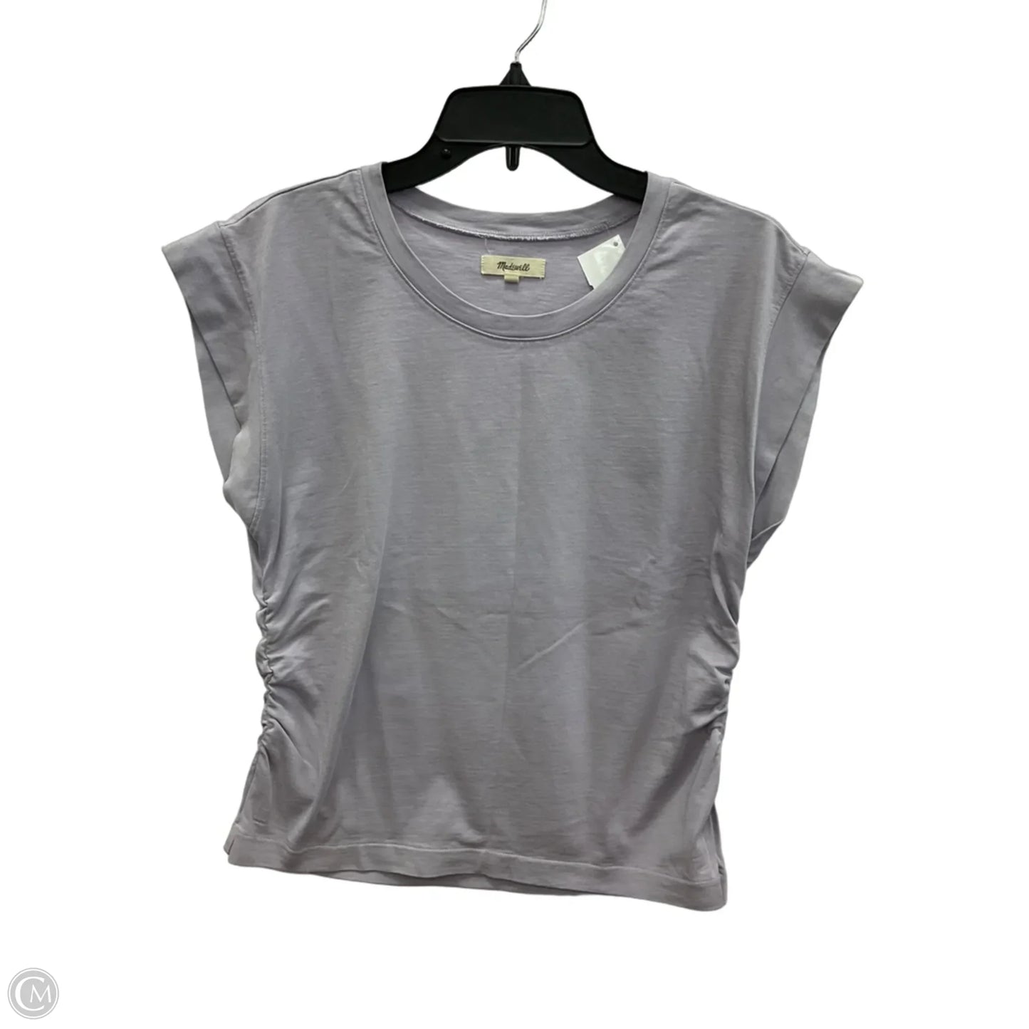Top Short Sleeve By Madewell In Purple, Size: L