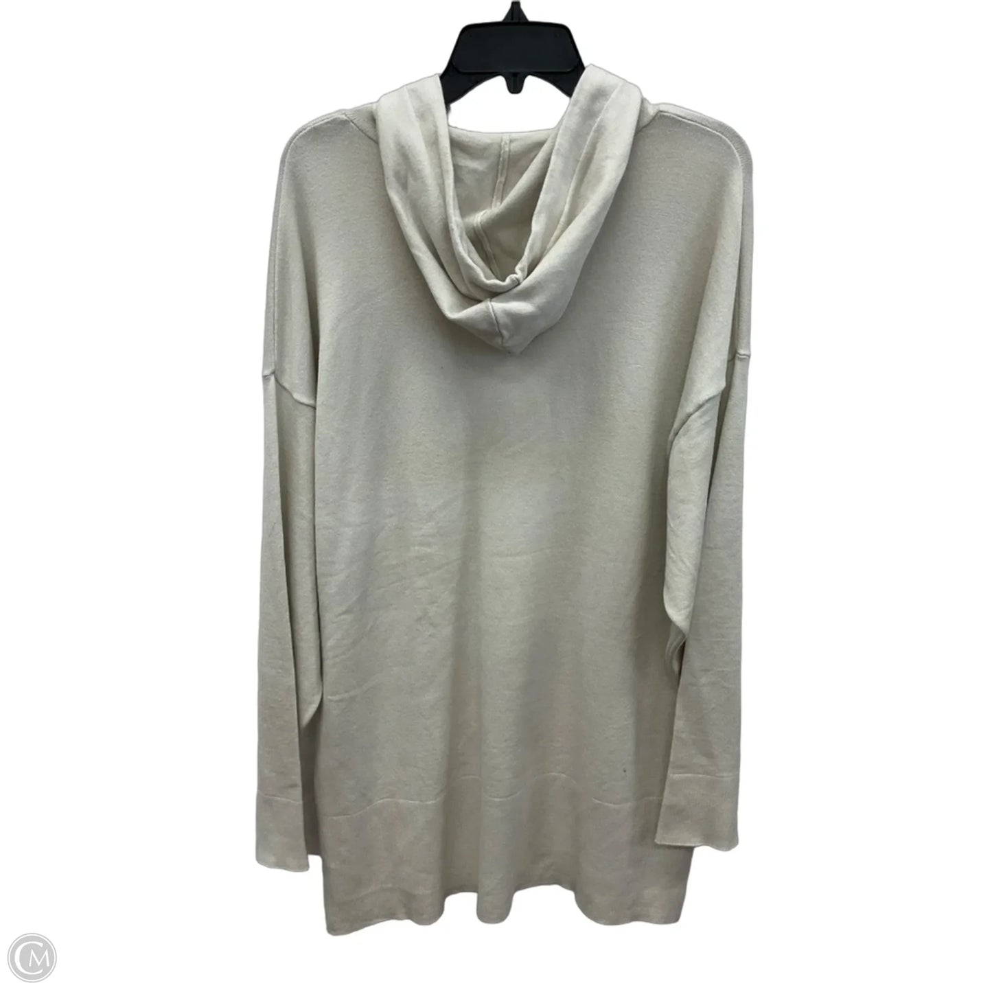 Athletic Sweatshirt Hoodie By Tek Gear In Cream, Size: Xl