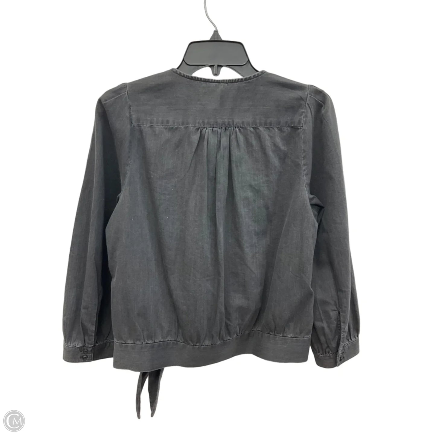 Top 3/4 Sleeve By Madewell In Grey, Size: M