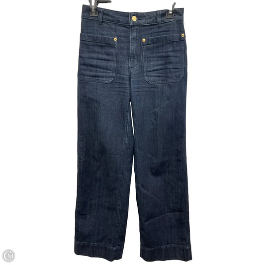 Jeans Wide Leg By Michael Kors In Blue Denim, Size: 2