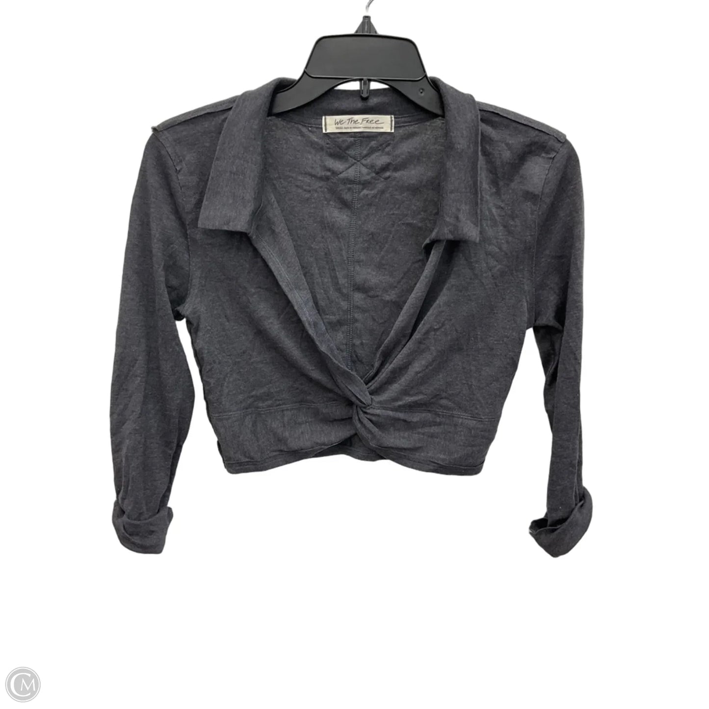 Top Long Sleeve By We The Free In Grey, Size: S