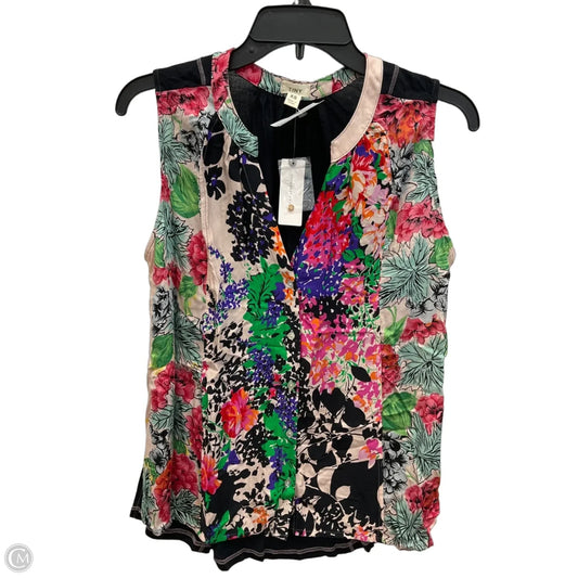 Top Sleeveless By Tiny In Multi-colored, Size: Xs