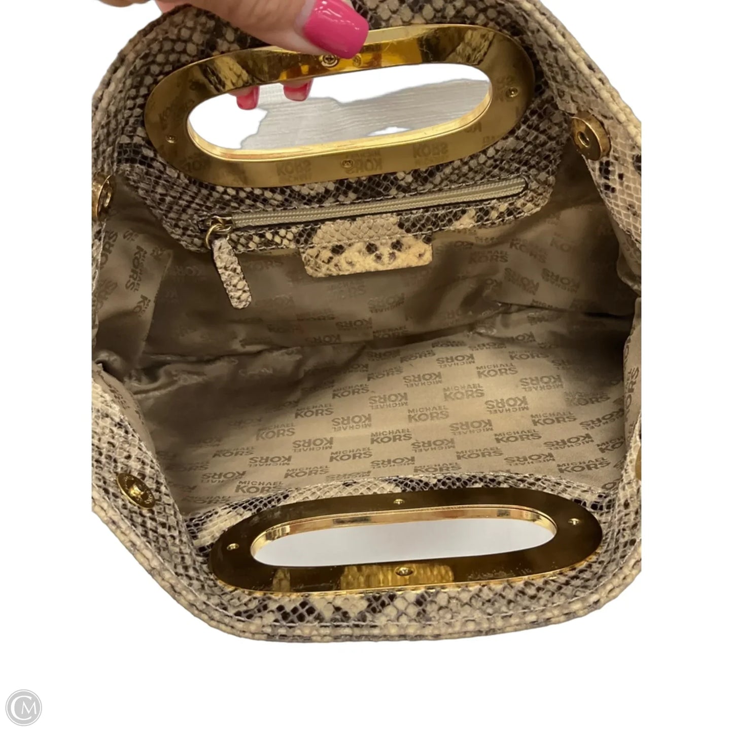 Clutch Designer By Michael Kors, Size: Medium