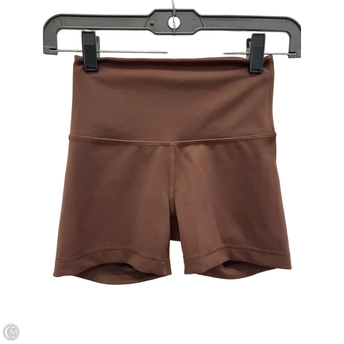Athletic Shorts By Lululemon In Brown, Size: 4