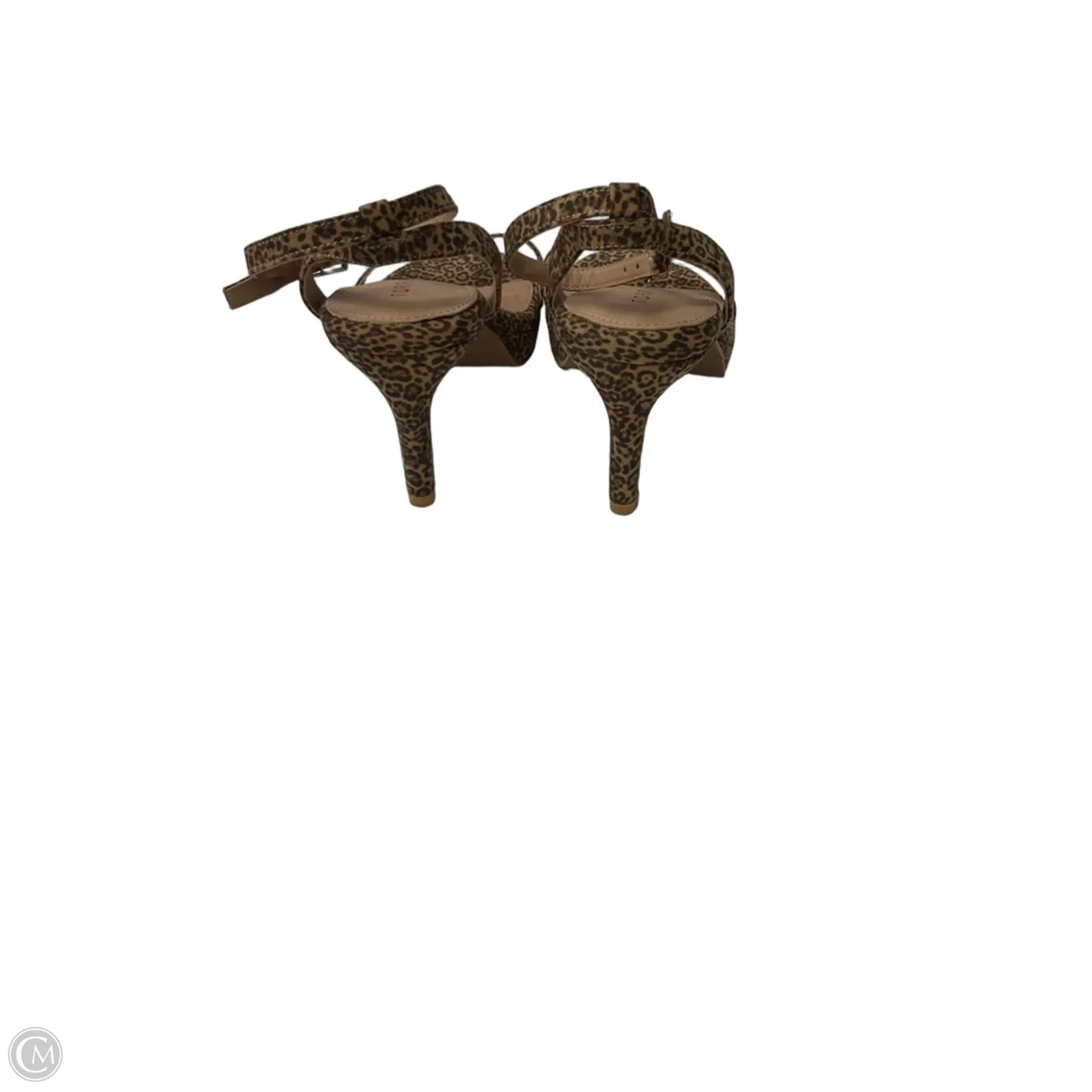 Sandals Heels Stiletto By Torrid In Animal Print, Size: 7.5