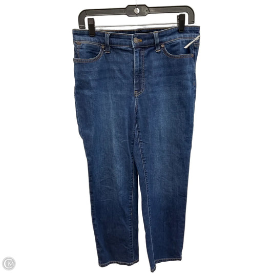 Jeans Cropped By Talbots In Blue Denim, Size: 6