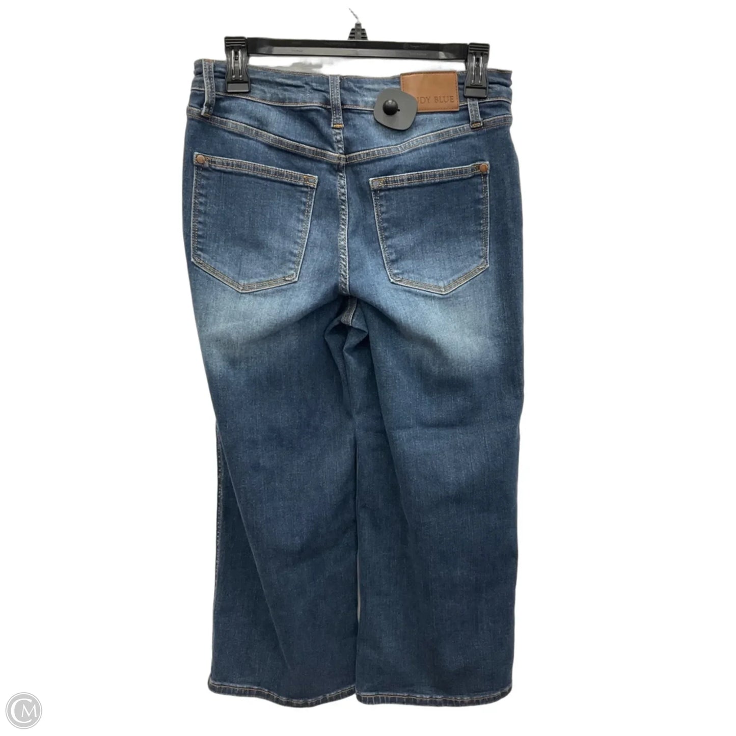 Jeans Cropped By Judy Blue In Blue Denim, Size: 6