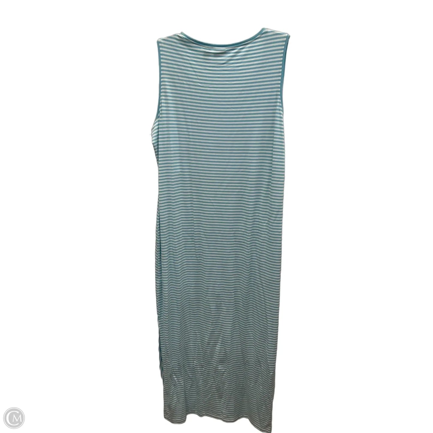 Dress Casual Maxi By Zenergy By Chicos In Striped Pattern, Size: L
