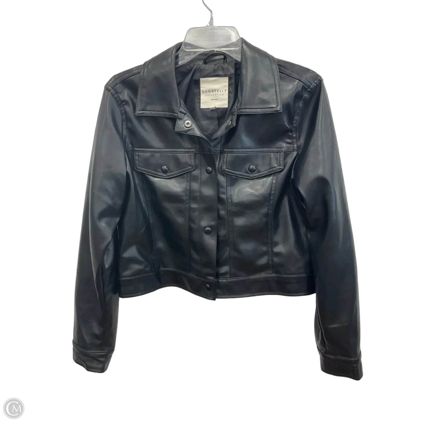 Jacket Moto By Bagatelle In Black, Size: M