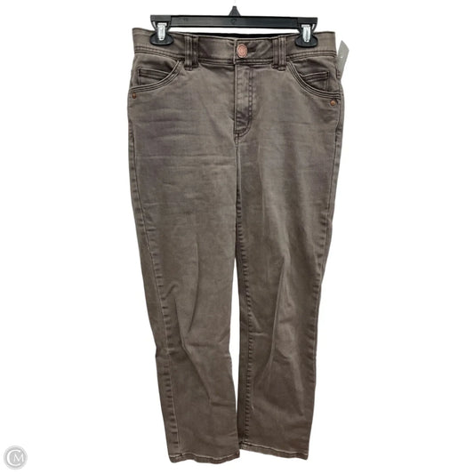 Jeans Straight By Democracy In Grey Denim, Size: 4