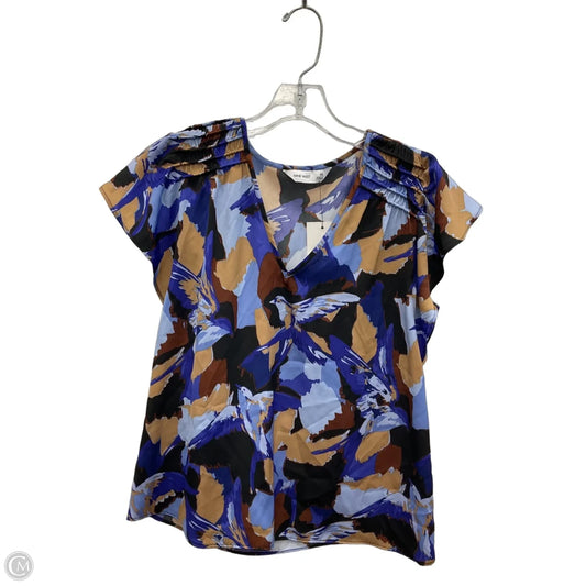 Top Short Sleeve By Nine West In Multi-colored, Size: Xs