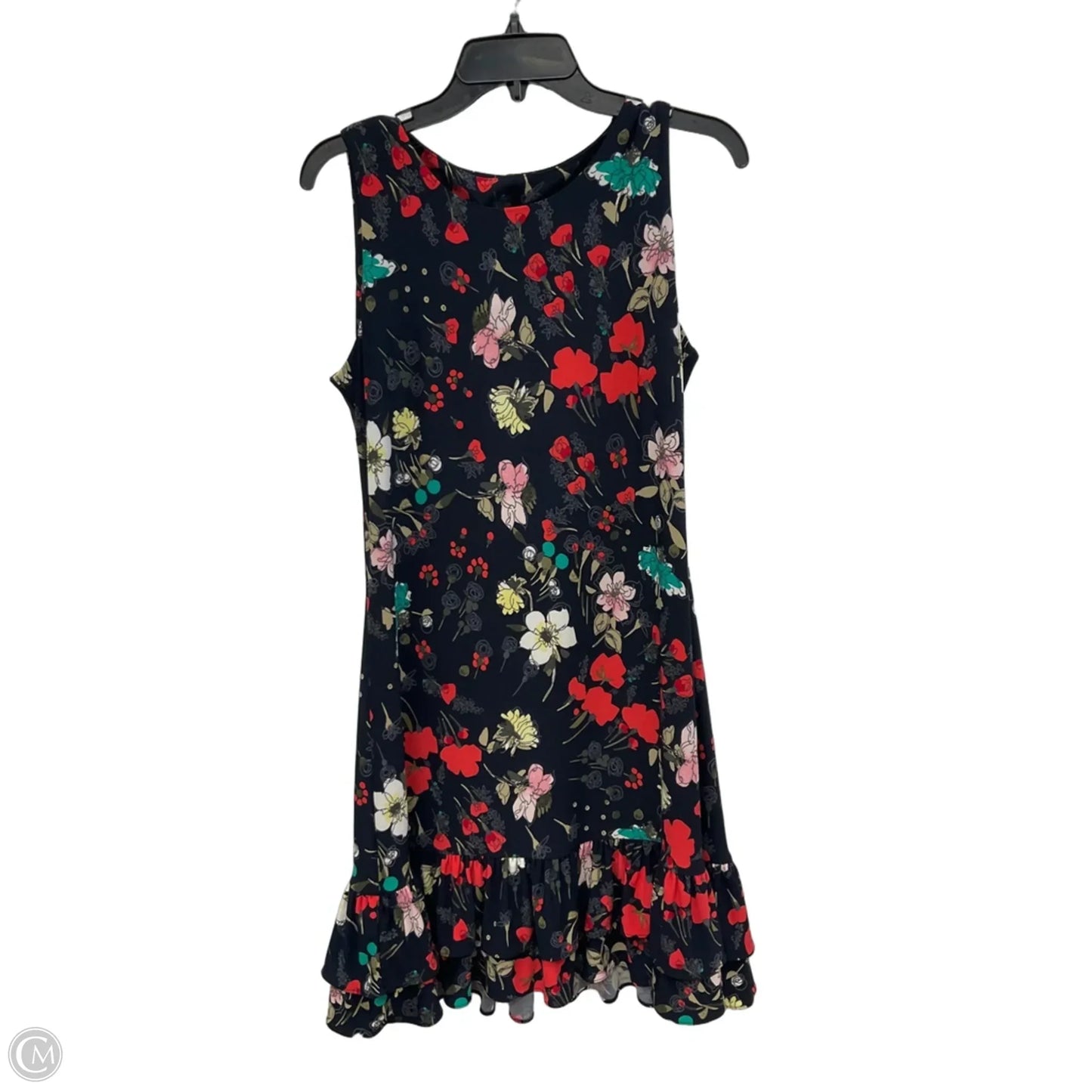 Dress Casual Midi By Tommy Hilfiger In Floral Print, Size: 8