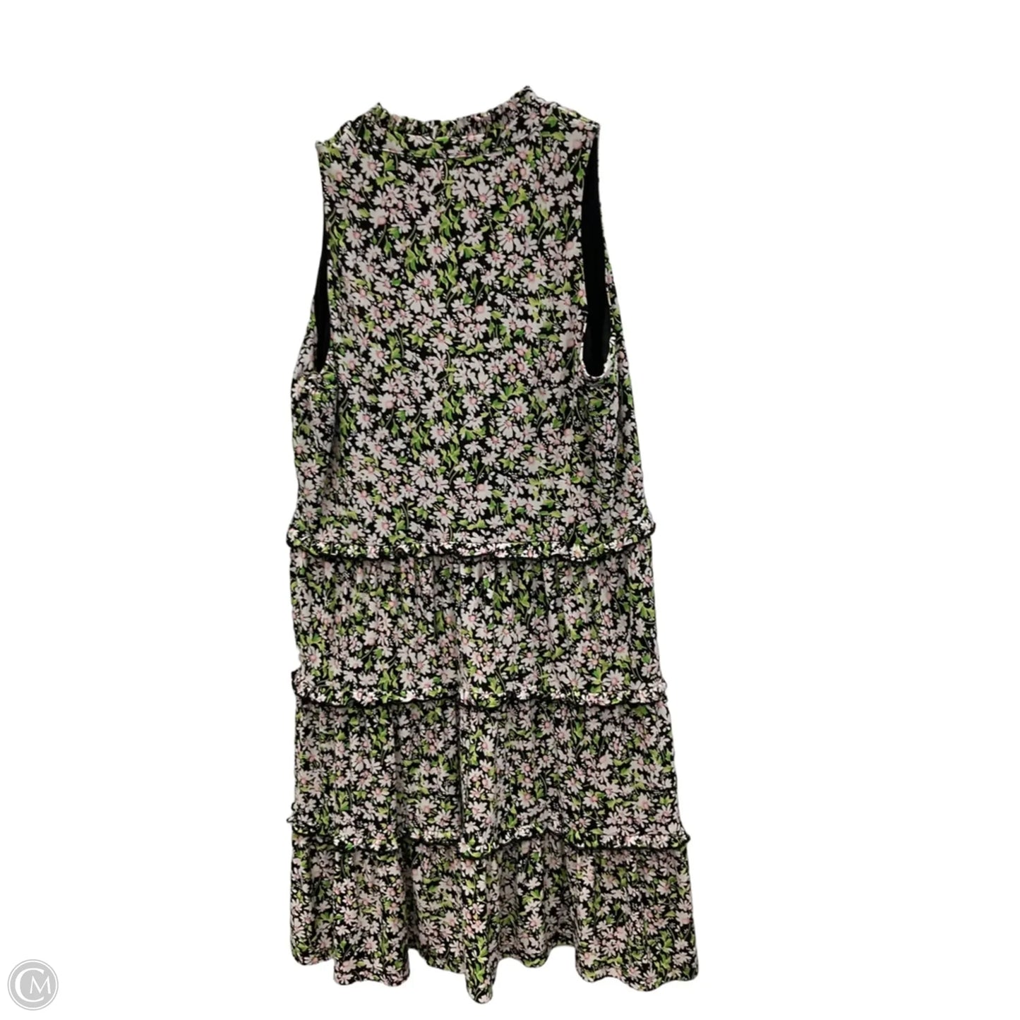 Dress Casual Midi By Tommy Hilfiger In Floral Print, Size: 8