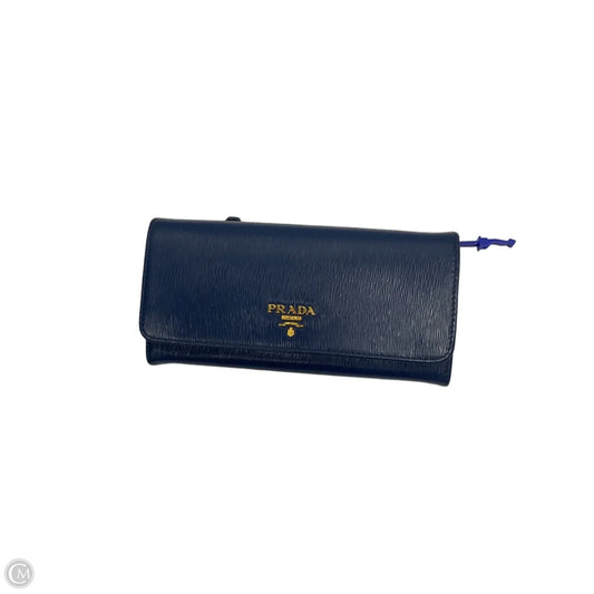 Wallet Luxury Designer By Prada, Size: Large