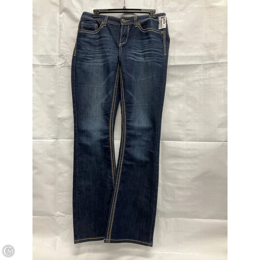 Jeans Boot Cut By Seven 7 In Blue Denim, Size: 8