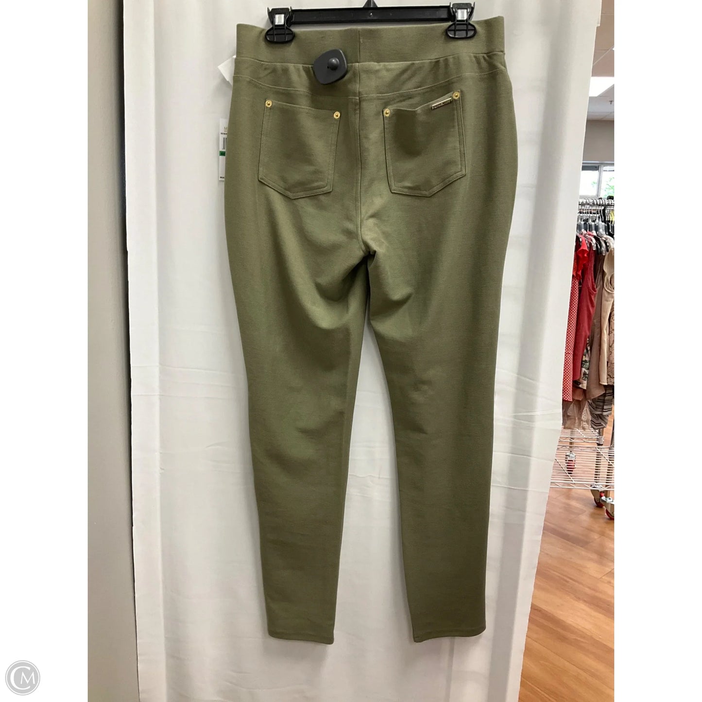 Pants Leggings By Michael By Michael Kors In Green, Size: L
