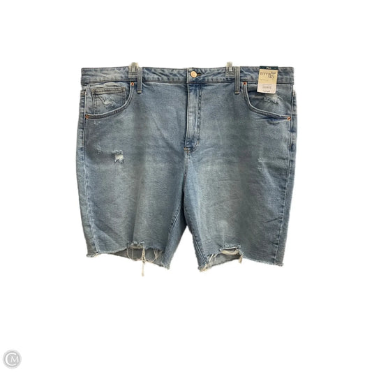 Shorts By Terra & Sky In Blue Denim, Size: 24