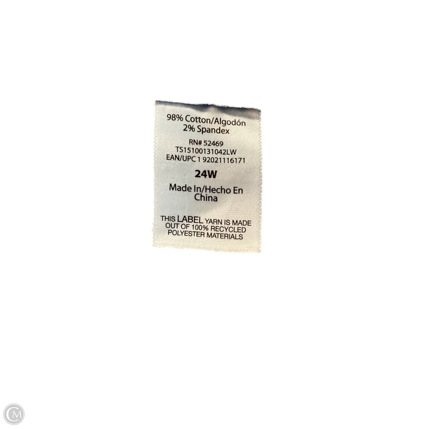 Shorts By Terra & Sky In Blue Denim, Size: 24